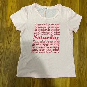 Sundry “ Saturday on my mind “ Cotton tee